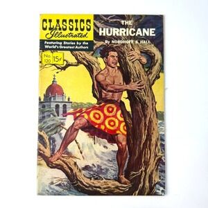 Classics Illustrated #120 (Original) VF The Hurricane Silver Age Comics 1954 T63